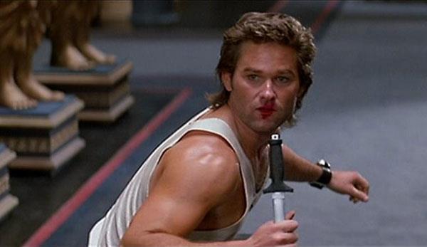 Jack Burton interpretato da Kurt Russell in Grosso Guaio a Chinatown Kurt Russell in Grosso Guaio a Chinatown interpreta Jack Burton
