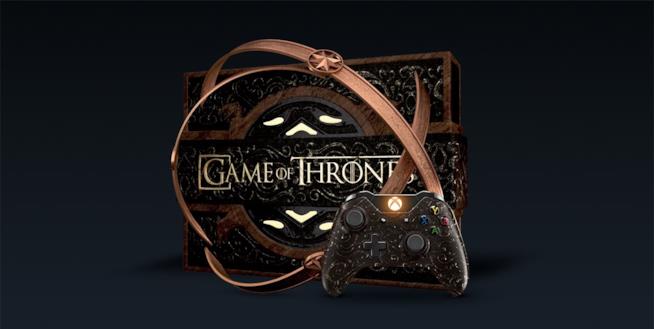 Xbox One, un'edizione speciale a tema Game of Thrones La Xbox One di Game of Thrones e il controller a tema