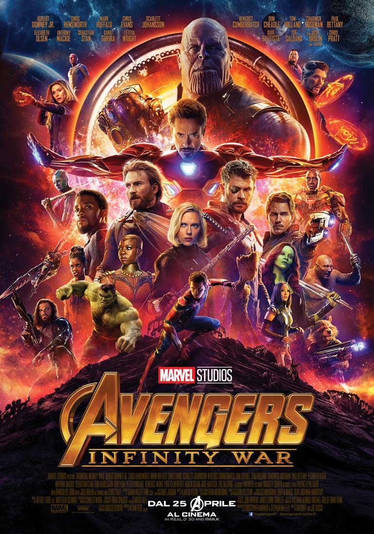 Avengers: Infinity War, il poster italiano Il poster italiano di Avengers: Infinity War con tutti i protagonisti