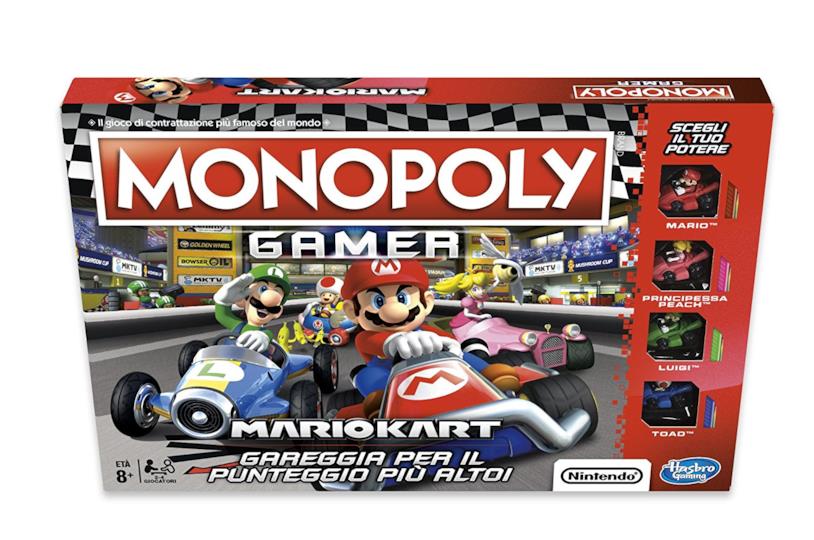 Nintendo e Hasbro annunciano il Monopoly di Mario Kart I kart di Super Mario sfrecciano anche sul tabellone del Monopoly