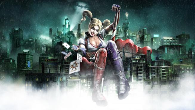 Batman: Arkham Underworld è disponibile gratis su AppStore Harley Quinn in un artwork ufficiale di Batman: Arkham Underworld