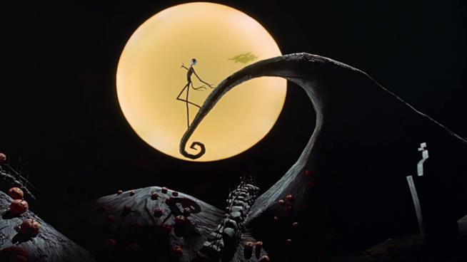 Nightmare Before Christmas e la scena tagliata con Tim Burton come protagonista Una famosa scena del film d'animazione di Tim Burton