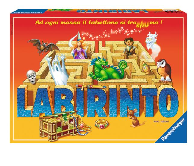 labirinto La copertina della confezione base di Labirinto.