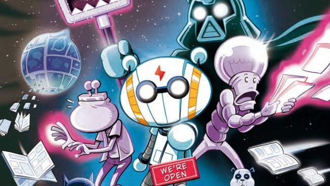 Volt - Che vita di Mecha, la recensione Il protagonista ritratto sulla copertina del primo numero