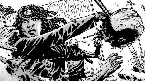 La letale Michonne Michonne fa strage di vaganti con la sua affilatissima katana