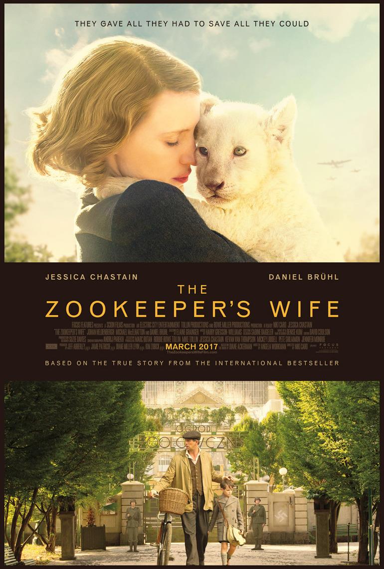 The Zookeeper’s Wife, Jessica Chastain eroina della Seconda Guerra Mondiale