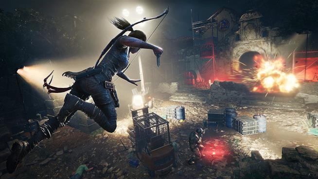 In Shadow of the Tomb Raider non torneranno le doppie pistole di Lara Lara Croft in azione in Shadow of the Tomb Raider