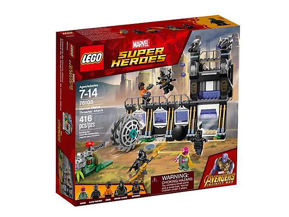 Box del set LEGO L'attacco falciante di Corvus Glaive Dettagli del box L'attacco falciante di Corvus Glaive di LEGO