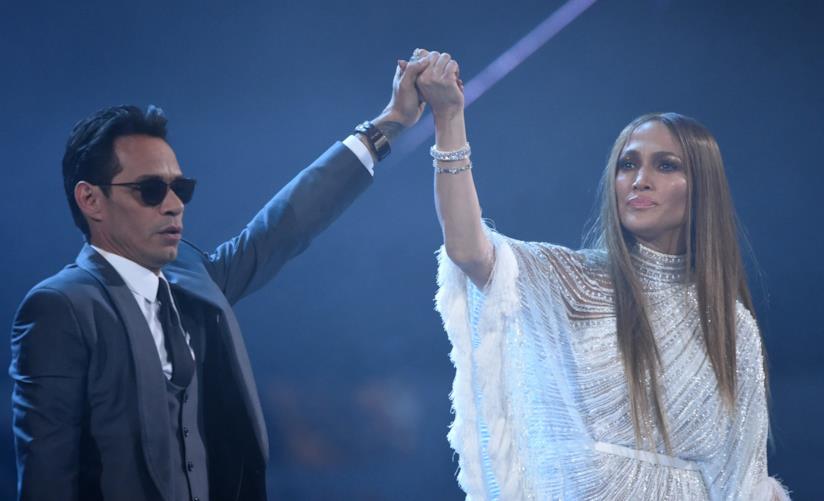 Marc Anthony divorzia dopo il bacio dato a Jennifer Lopez Primo piano di Jennifer Lopez e Marc Anthony