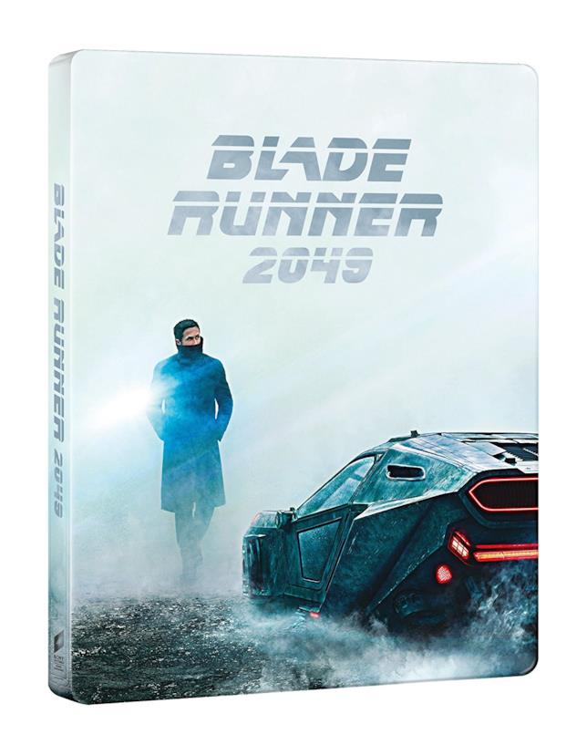 Blade Runner 2049, l'edizione Steelbook Packshot frontale di Blade Runner 2049 in edizione Steelbook