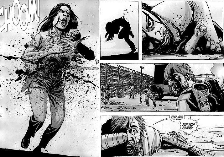 La morte di Lori Grimes Lori Grimes nel fumetto