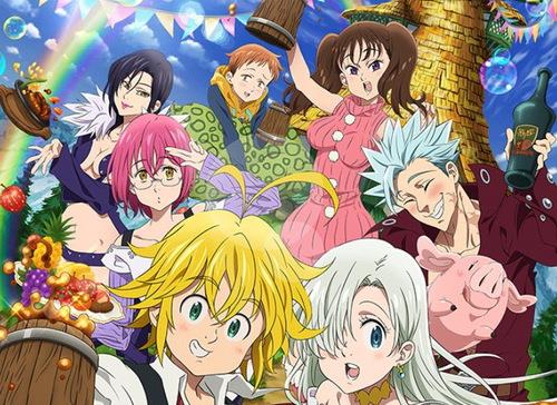 The Seven Deadly Sins protagonisti The Seven Deadly Sins Meliodas Elizabeth