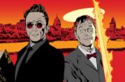 Good Omens: i protagonisti in costume nella prima foto ufficiale I protagonisti di Good Omens in una celebre illustrazione