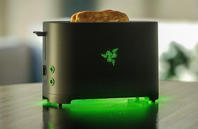 Razer ha lanciato la sfida alla community sbagliata: il tostapane presto sul mercato Foto del concept del tostapane Razer
