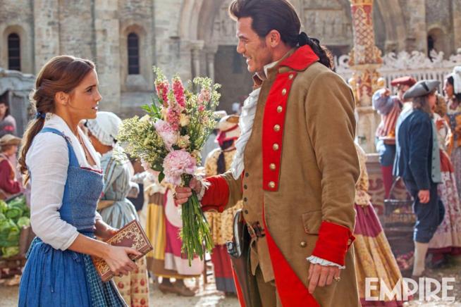 Luke Evans parla del suo Gaston Un collage tra Luke Evans e Gaston