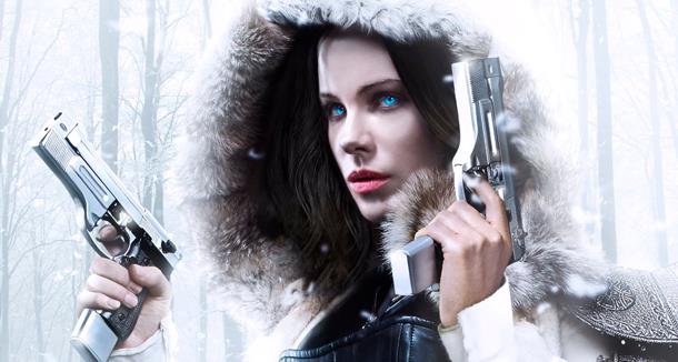 La vampira Selene nel poster di Underworld 5 Kate Beckinsale nel ruolo di Selene