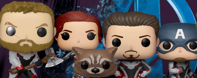 I fan avranno l'imbarazzo della scelta con questi nuovi Funko Pop! Thor, Vedova Nera, Rocket, Iron Man e Capitan America in versione Funko Pop!