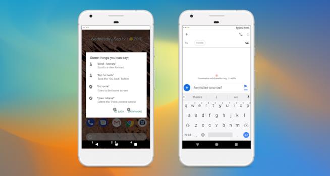Voice Access è la nuova app di Google per utilizzare lo smartphone con i comandi vocali Voice Access su Google Pixel 2