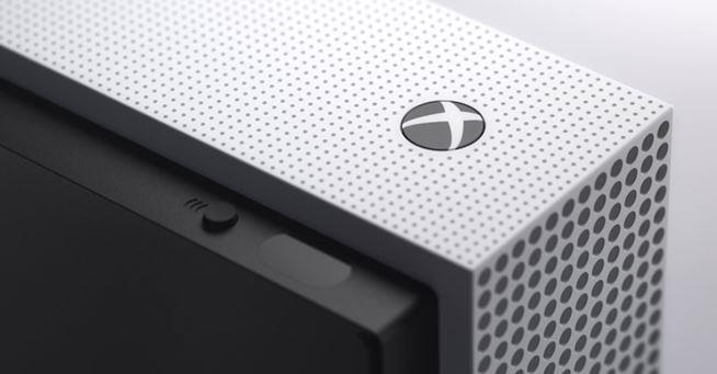 Il futuro di Xbox è senza lettore ottico: in arrivo una nuova Xbox One Un'immagine promozionale di Xbox One S