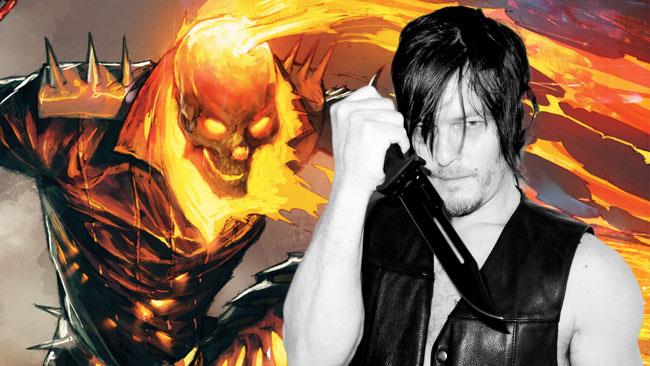Norman Reedus vorrebbe essere Ghost Rider Ghost Rider e Norman Reedus nel ruolo di Daryl