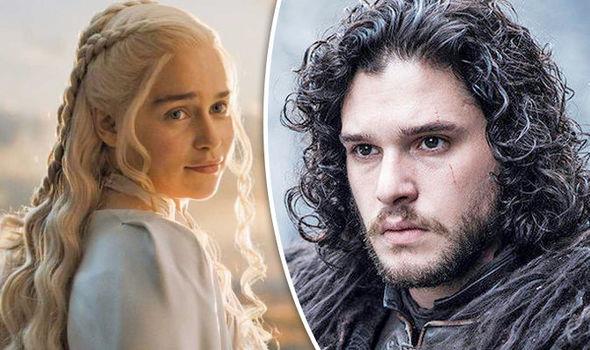 Danaerys Targaryen e Jon Snow Game of Thrones: Danaerys Targaryen e Jon Snow