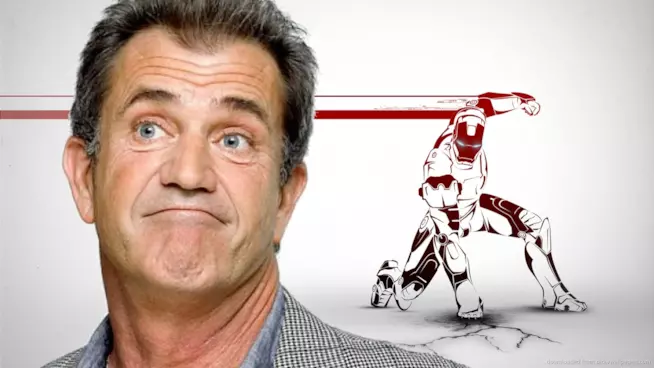Robert Downey Jr è intenzionato a chiedere a Mel Gibson di dirigere Iron Man 4 Mel Gibson e un disegno raffigurante Iron Man