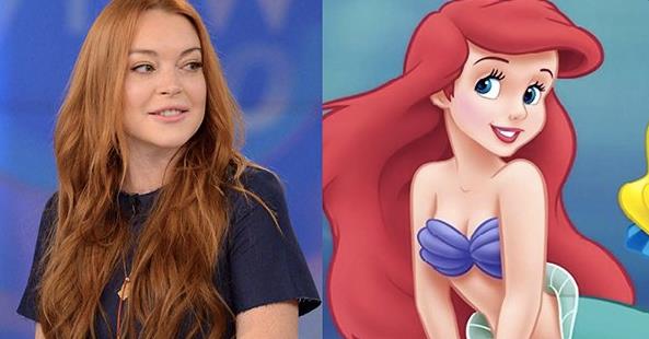Lindsay Lohan vuole essere Ariel nel remake de La Sirenetta Lindsay Lohan nel ruolo di Ariel?