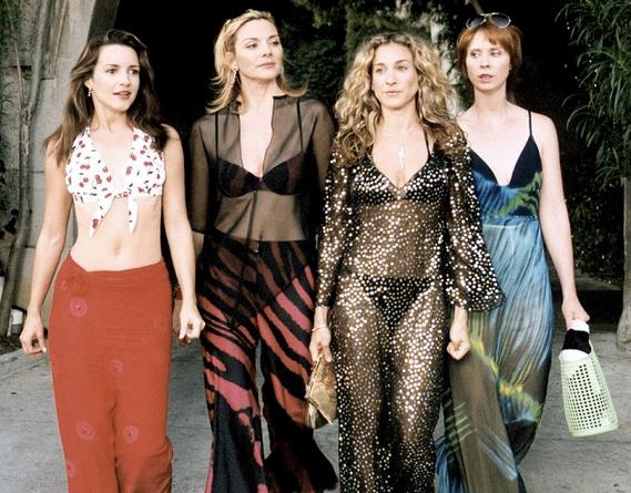 Sex and the City Carrie, Miranda, Samantha e Charlotte in Sex and the city