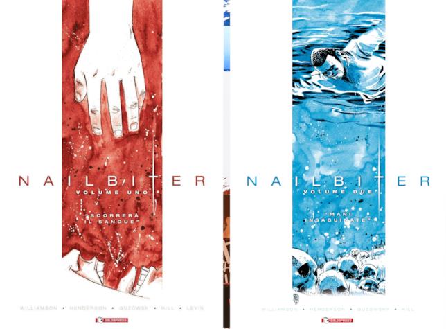 Nailbiter: i primi due volumi Le copertine dei primi due volumi di Nailbiter nell'edizione di saldaPress