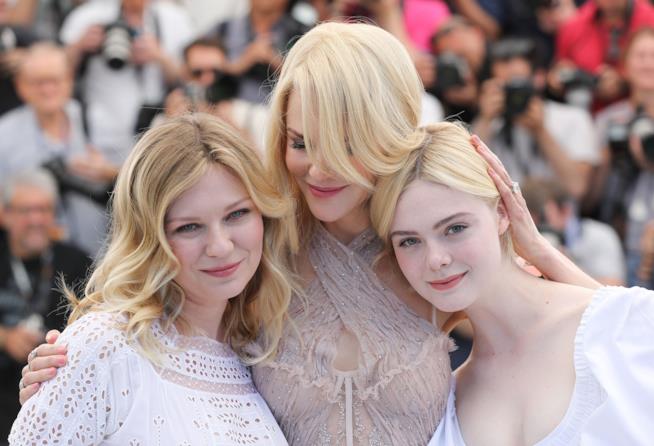 Cannes 70: è stato presentato in concorso il nuovo film di Sofia Coppola Kirsten Dunst, Nicole Kidman e Elle Fanning a Cannes 70