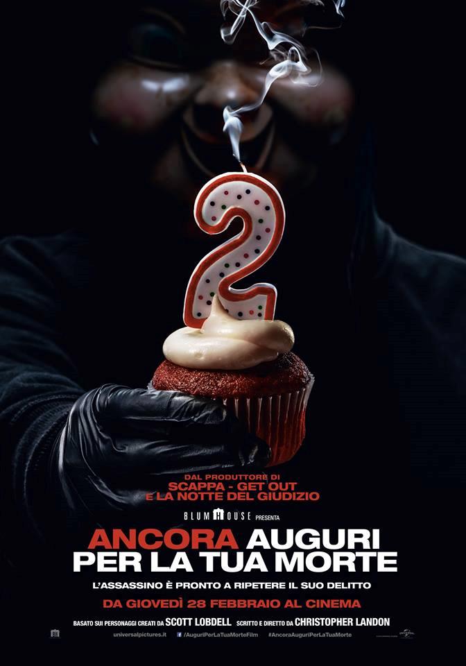 Il poster dell'horror Ancora auguri per la tua morte La locandina italiana di Ancora auguri per la tua morte