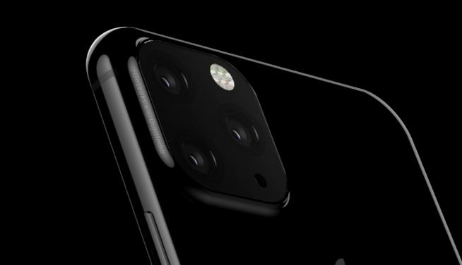 Tre iPhone anche nel 2019, di cui uno con tripla fotocamera Un render di iPhone XI Max realizzato da OnLeaks e DigitIndia