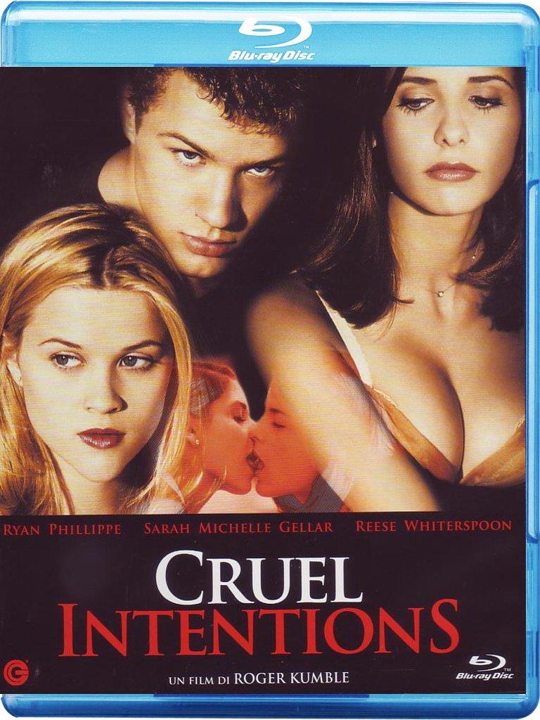 Cofanetto Blu-ray di Cruel Intentions I primi piani del cast nella copertina del cofanetto Blu-ray di Cruel Intentions