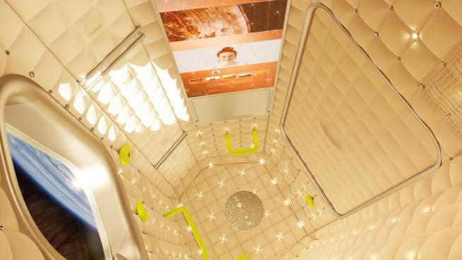 Soggiornare in un hotel di lusso nello spazio per 55 milioni di dollari Interni della Axiom Station: oblò, LED e luci