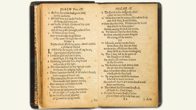 The Bay Psalm Book Il libro The Bay Psalm Book