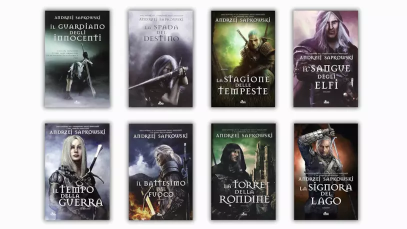 The Witcher, parlano Henry Cavill e la showrunner Le copertine dei diversi volumi di The Witcher di Andrzej Sapkowski in Italia