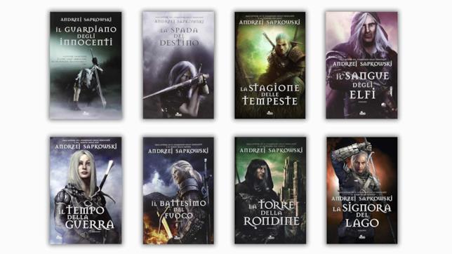 Tutti i libri di The Witcher Le copertine dei libri di The Witcher edito da Nord
