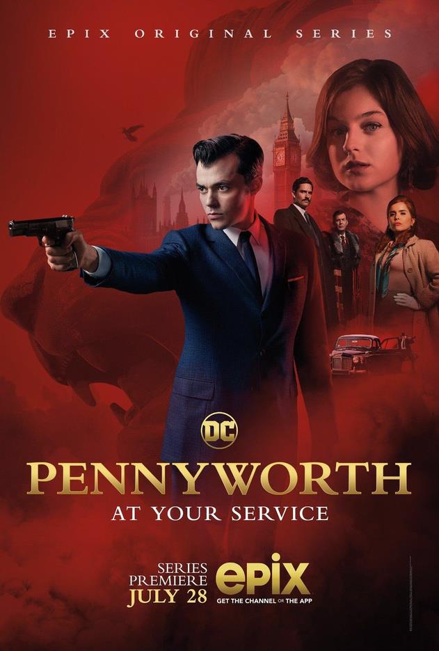 Pennyworth, la serie Epix su Alfred Jack Bannon nel poster di Pennyworth