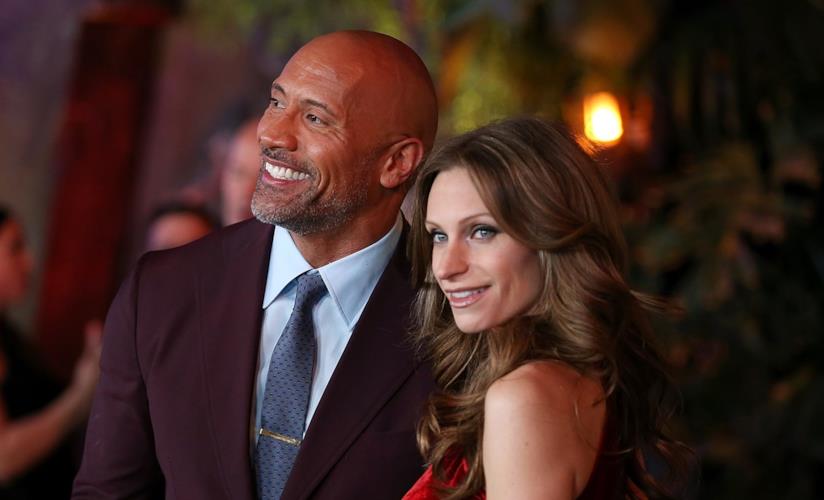 Nuove foto del matrimonio tra The Rock e Lauren Hashian The Rock e Lauren Hashian sul red carpet