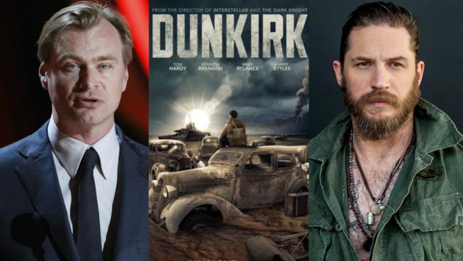 Dunkirk è il war movie di Chris Nolan ambientato durante la Seconda Guerra Mondiale Chris Nolan e Tom Hardy, ancora insieme per Dunkirk