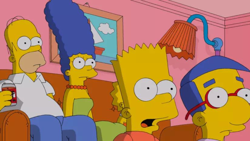 I Simpson stavano per realizzare il loro Mario Party I Simpson davanti alla TV