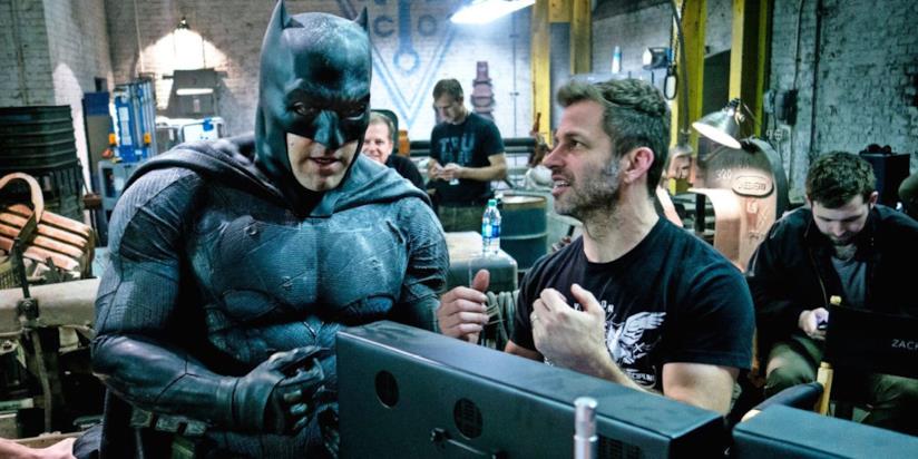 Online una petizione che chiede Zack Snyder alla regia di The Batman Zack Snyder e Ben Affleck sul set