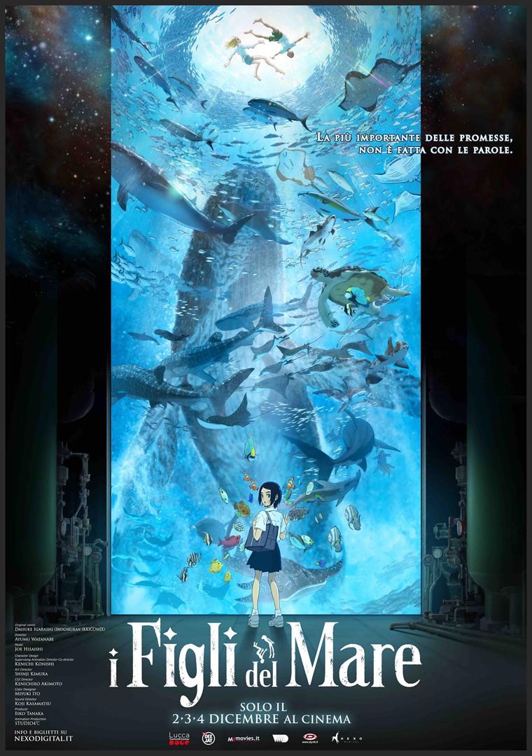 La locandina de I figli del mare, in anteprima a Lucca Comics & Games Il poster ufficiale de I figli del mare