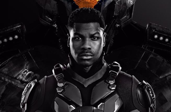Pacific Rim: La Rivolta, il sequel del cult movie di Guillermo Del Toro John Boyega nel poster di Pacific Rim: La Rivolta