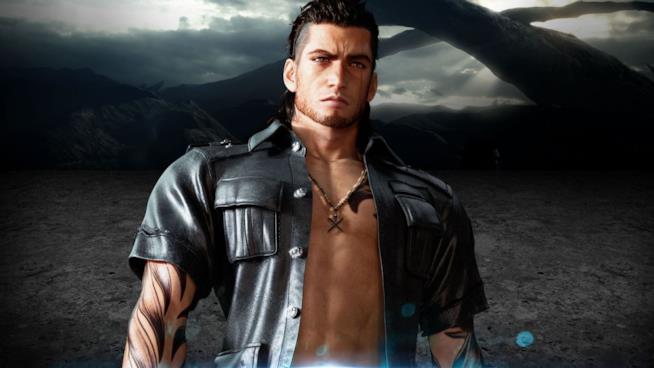 Final Fantasy XV, guida al costume senza maglietta di Gladio Un primo piano di Gladio Amicitia da FFXV