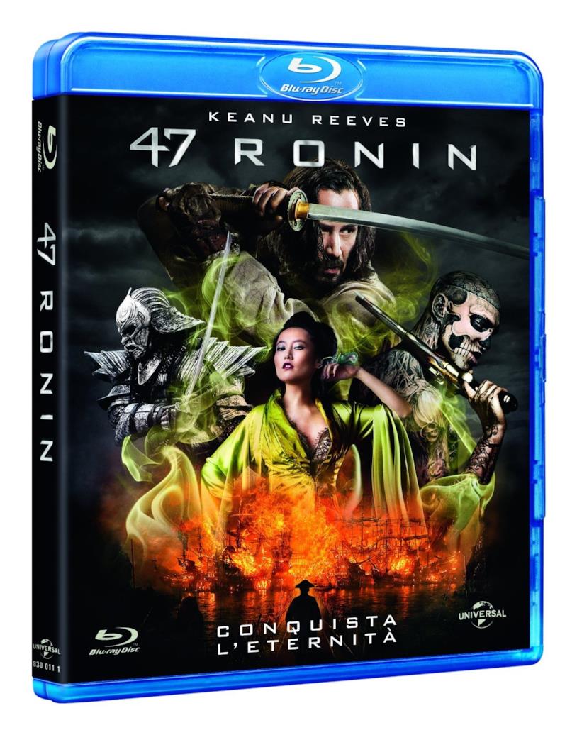La cover della versione blu-ray di 47 Ronin La copertina di 47 Ronin