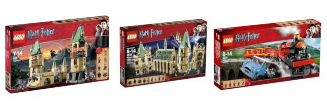 Harry Potter: set LEGO di Hogwarts Tre diversi set LEGO dedicati a Harry Potter