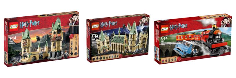 Harry Potter: set LEGO di Hogwarts Tre diversi set LEGO dedicati a Harry Potter