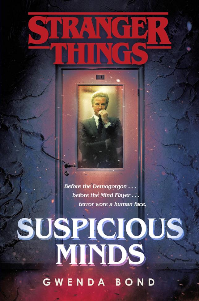 La copertina del libro dedicato a Stranger Things Suspicious Minds, il libro dedicato a Stranger Things