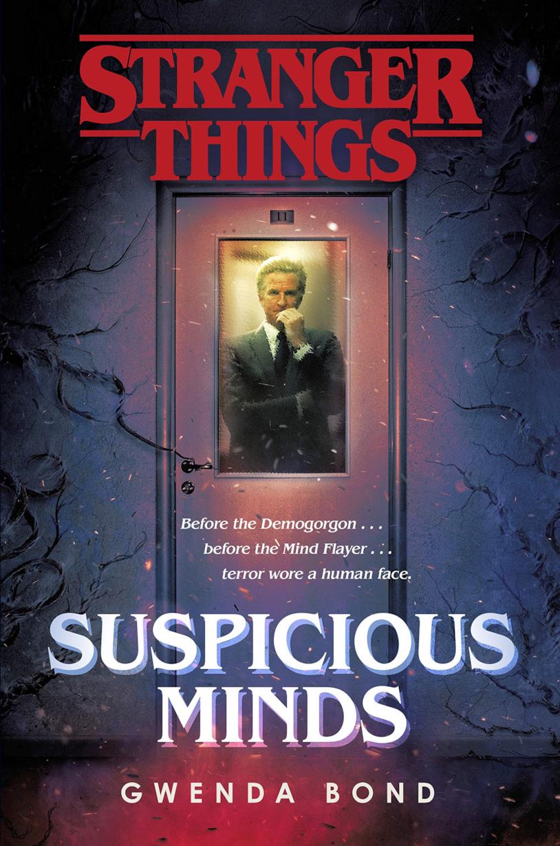 La copertina del libro dedicato a Stranger Things Suspicious Minds, il libro dedicato a Stranger Things